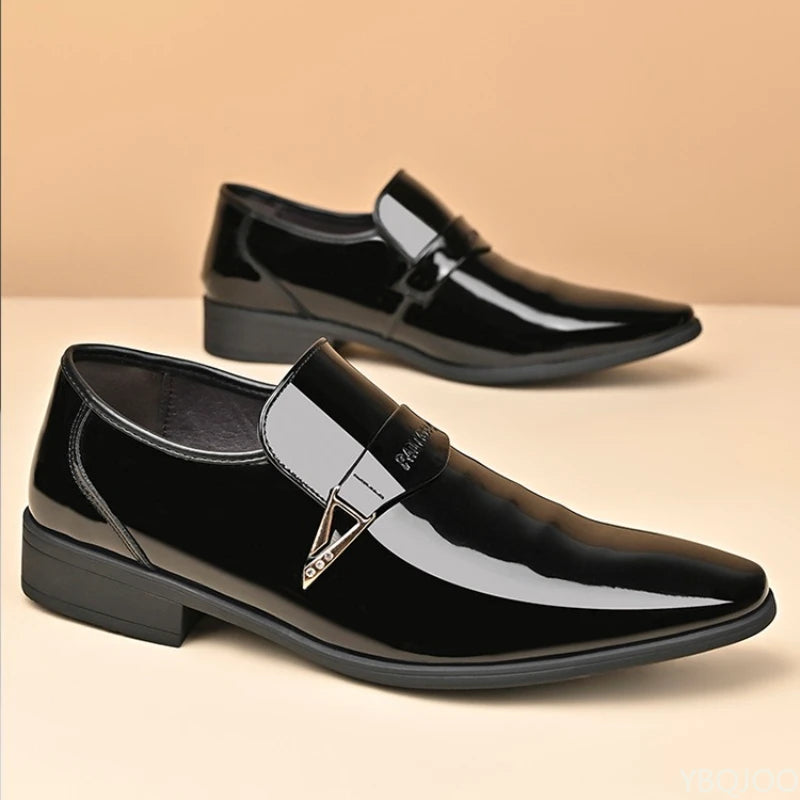 Chaussures formelles de bureau pour hommes, grande taille, à la mode, coupe basse, confortables au quotidien, pointues, multifonctions, pour mariage, 2026
