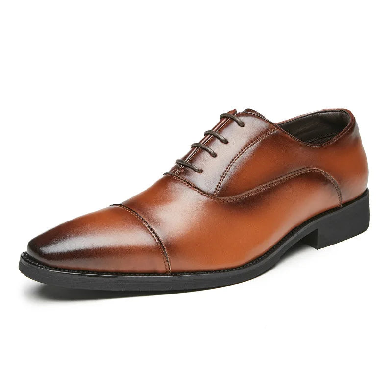 Haute qualité hauteur augmenter Oxford chaussures habillées hommes véritable cuir de vache costume chaussures ascenseur richelieu mariage formel ascenseur chaussures