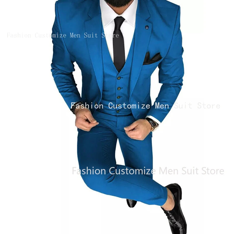 Derniers Costumes Vert Olive pour Homme, 3 Pièces, Classiques, pour Mariage, Smoking à Revers Cranté, pour Témoin, Coupe Slim, Blazer, Trajes De Hombre