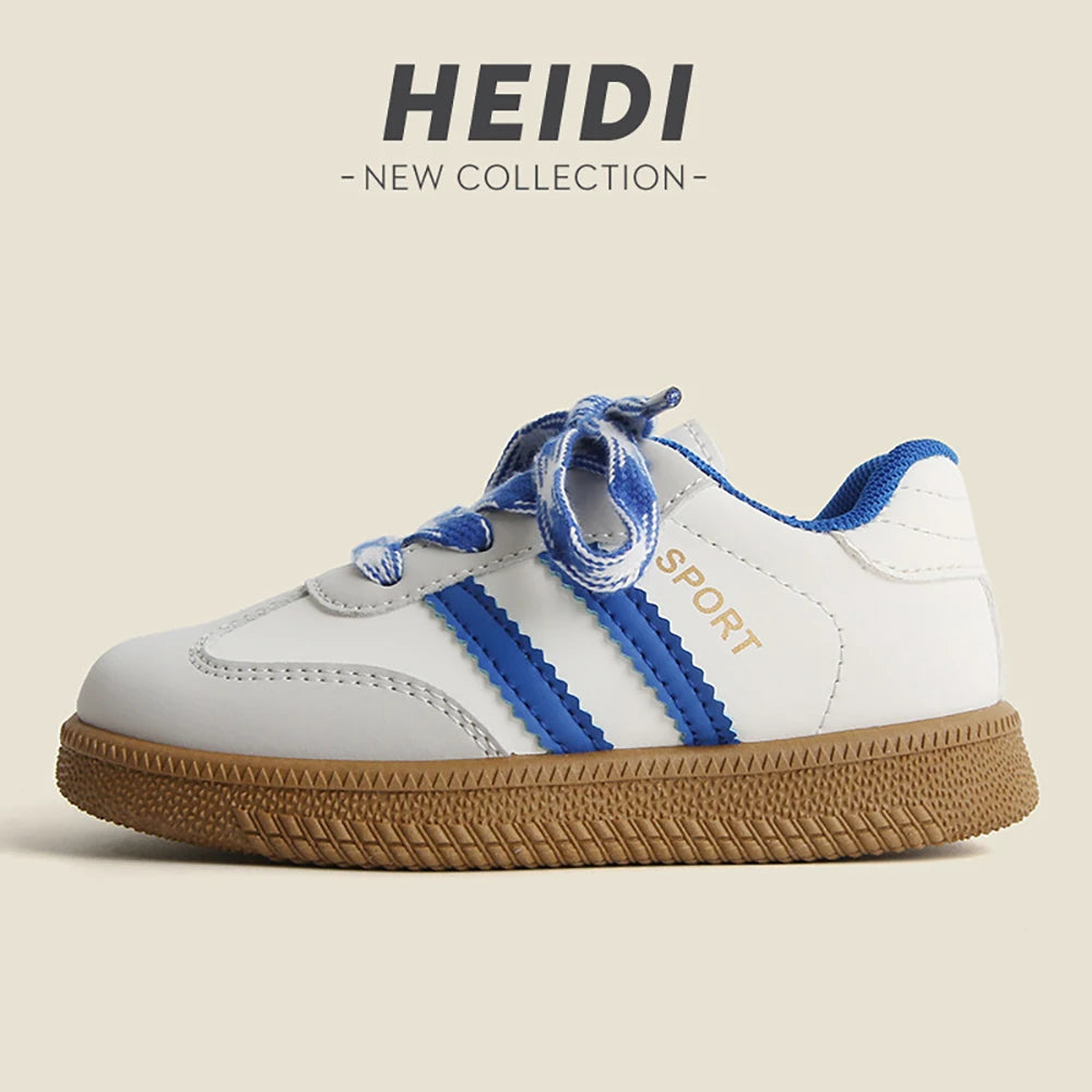 Baskets en cuir PU pour enfants, chaussures de Tennis imperméables, tendance, antidérapantes, chaussures de Sport pour enfants