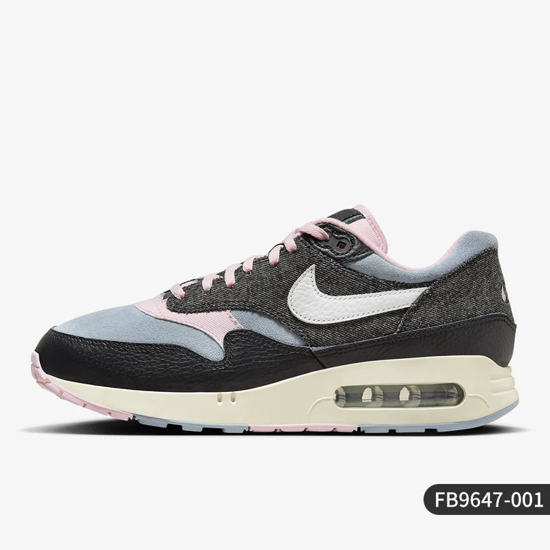 Nike officiel authentique Air Max 1 mode homme chaussures de course de sport rembourré FB9647-001