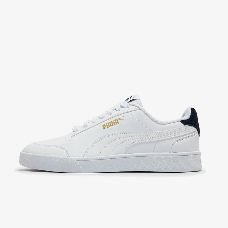 Puma véritable Shuffle unisexe mode bas en cuir espadrilles décontractées 309668-01