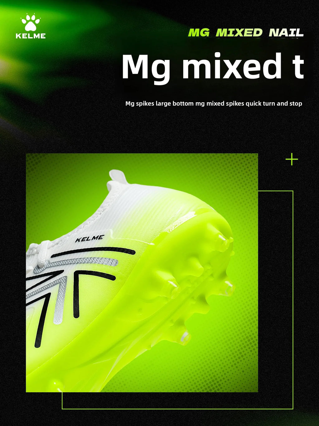 Chaussures de football Kelme pour hommes, crampons courts pour terrain synthétique, chaussures de match professionnelles, antidérapantes, chaussures d'entraînement pour terrain synthétique