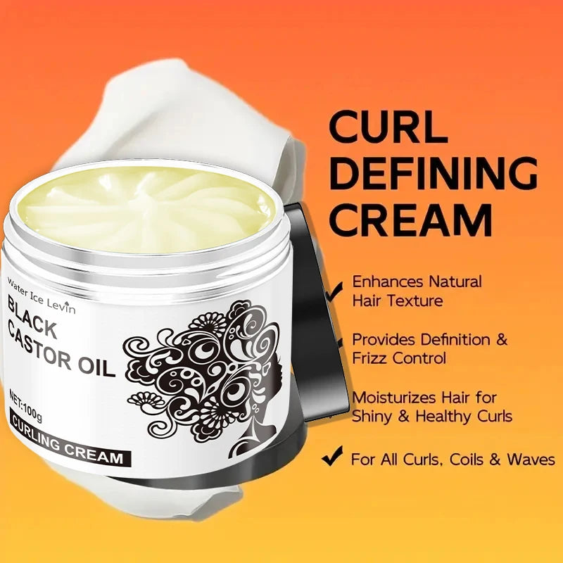 Crème élastifiante pour cheveux bouclés, gel capillaire neutre, formule hydratante pour cheveux bouclés, nourrit et hydrate les cheveux, procure élasticité et sensation de légèreté, 1 flacon