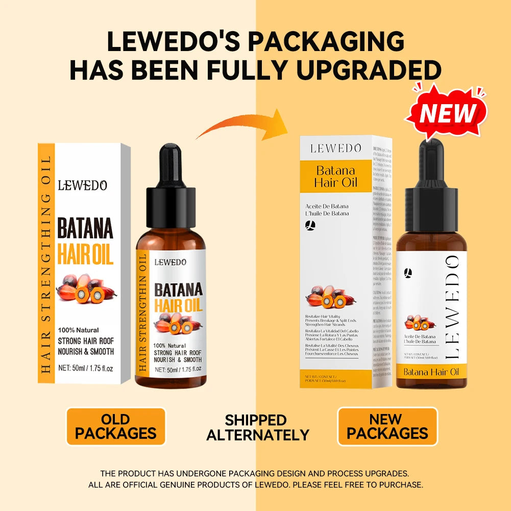 Lewedo Naturals huile de Batana croissance rapide des cheveux pour hommes femmes huile de Batana Pure nourrir les cheveux brillants soins capillaires sains Anti perte de cheveux