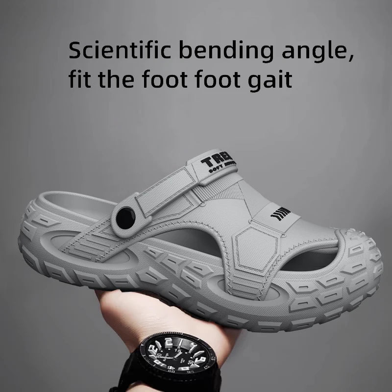 EVA – chaussures sabots portables pour hommes, sandales antidérapantes, respirantes, résistantes aux odeurs, pour l'extérieur et l'été