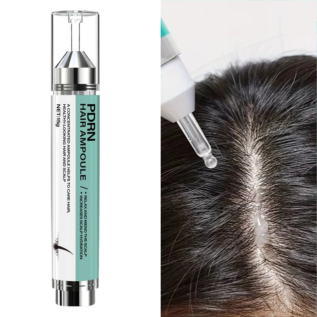 Ampoule capillaire à la kératine et à la biotine, hydrate et répare en profondeur les cheveux, augmente l'hydratation du cuir chevelu pour un aspect sain.