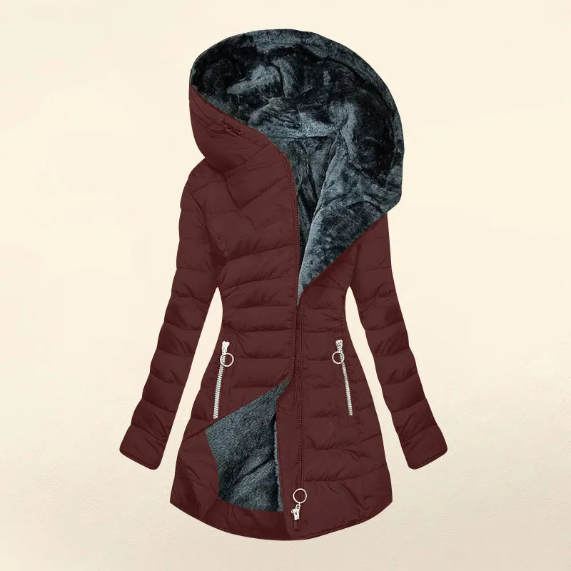 Manteaux matelassés à capuche pour femmes, nouvelle mode européenne et américaine, couleur unie, Simple, basique, Slim, décontracté, tendance quotidienne, Parkas