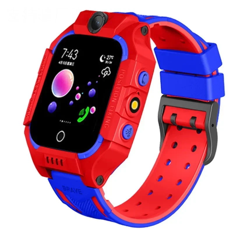 Montre connectée pour enfants Lenovo 2027, nouvelle version 5G, GPS, carte SIM, appel SOS, caméra, étanche, pour garçons et filles, cadeau