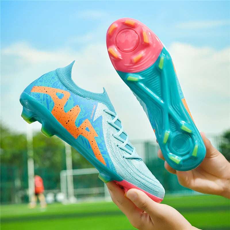 Nouvelles bottes de Football professionnelles hommes chaussures de Football société pour adultes crampons de Football ultralégers formation Football baskets en plein air