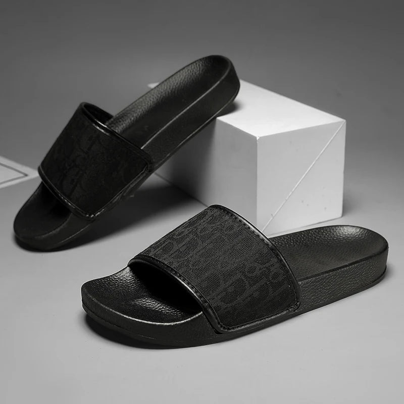 Sandales d'extérieur, sabots, tongs de plage, tongs d'été pour hommes, tongs de mode, pantoufles d'intérieur, chaussures de salle de bain, tongs confortables et douces