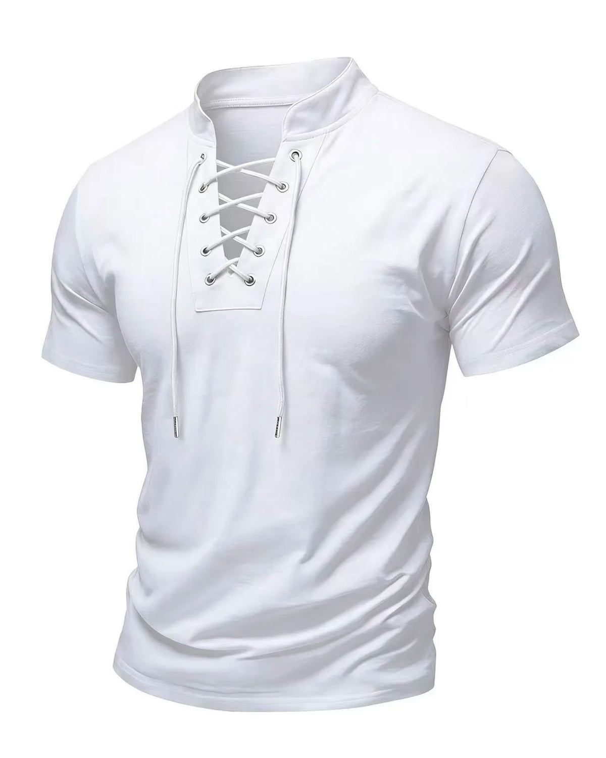 Chemise à manches courtes pour homme, nouvelle collection été, confortable, style rétro européen et américain, décontractée au quotidien, inspiration Renaissance, Pirate, Viking, Médiévale