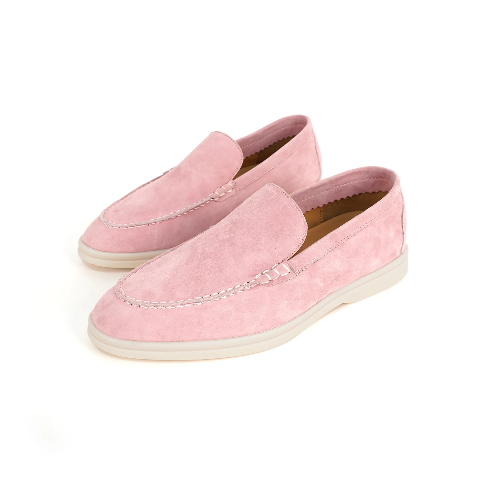 Chaussures plates de luxe en cuir pour femmes, mocassins de créateur, chaussures de marche confortables pour femmes, chaussures décontractées d'été, décontractées 44