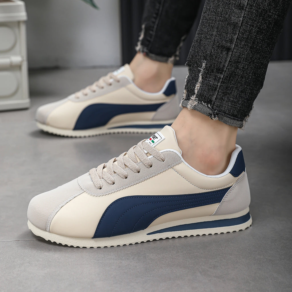 Chaussures de sport décontractées pour hommes avec semelles souples, chaussures de skate confortables et légères, chaussures de course en plein air, chaussures pour hommes