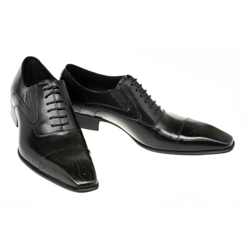 2022 nouveaux hommes robe chaussures faites à la main en cuir PU mâle Oxford italien classique Vintage à lacets hommes richelieu chaussures Oxford taille 38-48