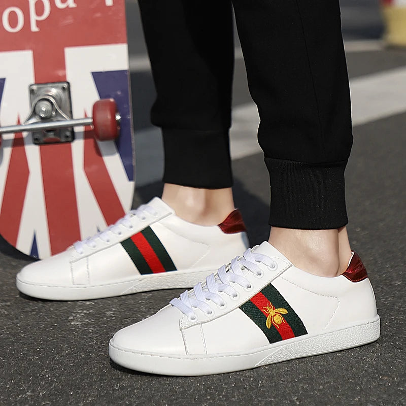 Baskets décontractées grande taille 43 44 pour femmes et hommes, chaussures de planche de luxe de styliste, chaussures de sport à plateforme accrue en croûte de cuir, à la mode