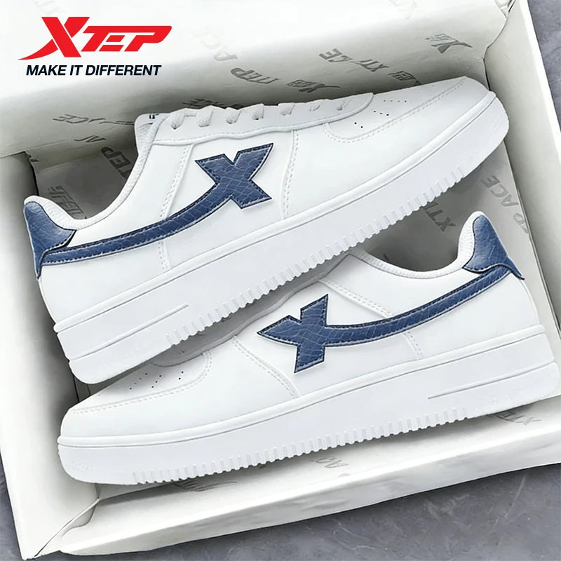 Xtep chaussures de skateboard pour hommes à la mode Style de rue mode bas semelle épaisse durabilité chaussure de Jogging confortable 874119319851