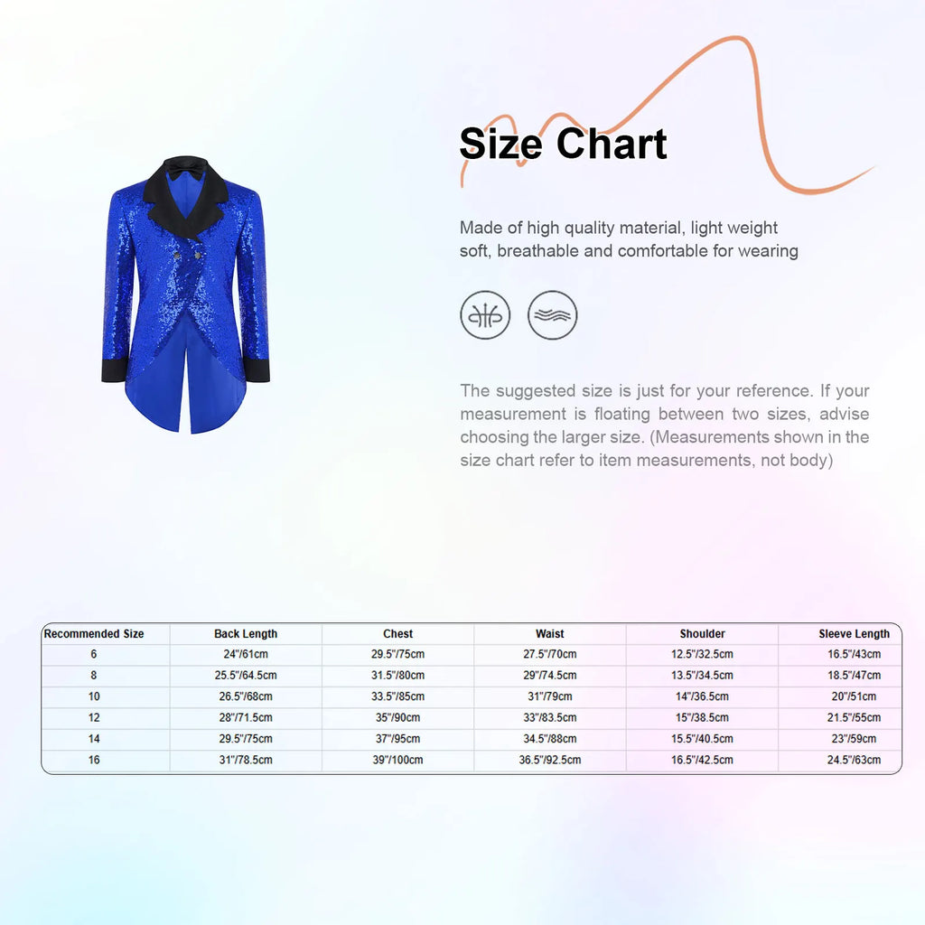Blazer de smoking scintillant à sequins pour garçons avec nœud papillon, veste de gentleman à manches longues pour enfant, idéal pour mariage, fête formelle, spectacle de magie