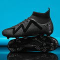 Chaussures de Football professionnelles FG/TF pour adultes, bottes de Football à longues pointes antidérapantes, crampons à cheville haute pour jeunes enfants, baskets de Football en herbe ﻿