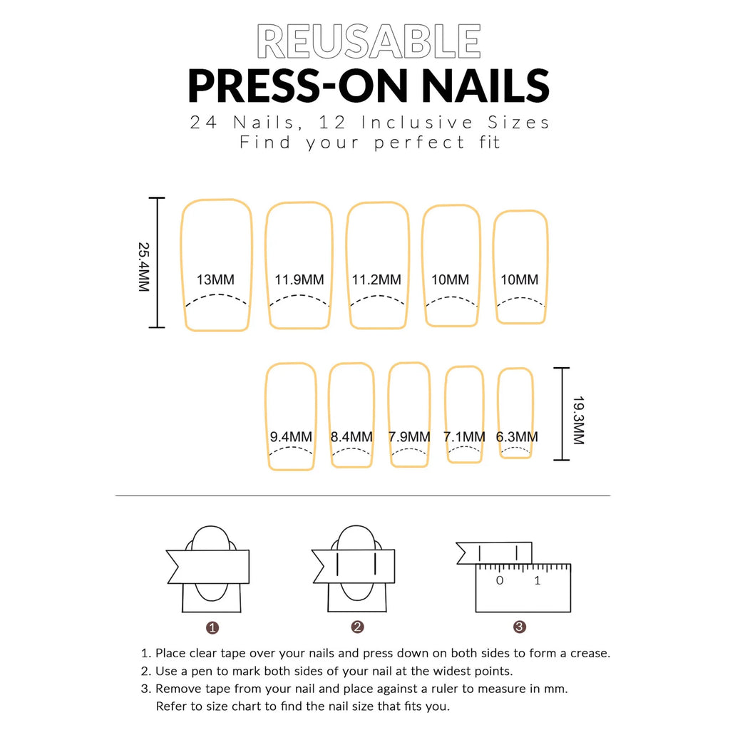 24 faux ongles cercueil mi-longs, style gothique noir, avec nœuds métalliques foncés et décorations en forme de cœur, à presser, motif pois, faux ongles français