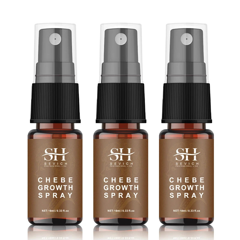 Spray Chebe pour la croissance rapide des cheveux, 10ml, traitement contre la perte de cheveux, Traction, Spray d'alopécie, réparation des dommages, Anti-casse des cheveux, Spray de soins capillaires