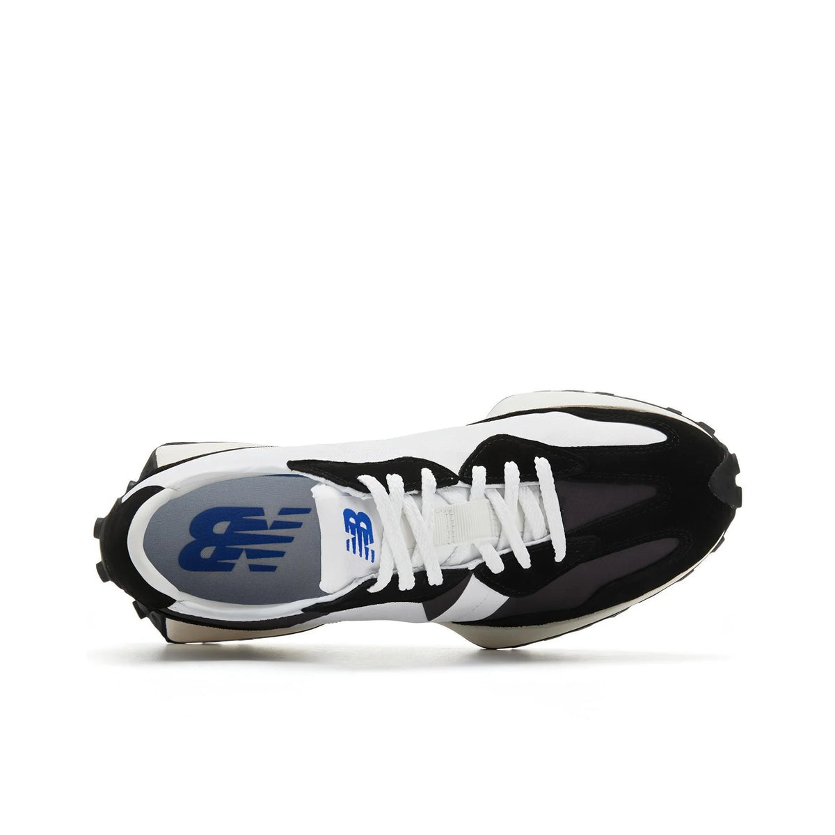 New Balance NB 327 Chaussures de course décontractées respirantes et résistantes à l'abrasion pour la ville et les trajets quotidiens, unisexe, noir et blanc