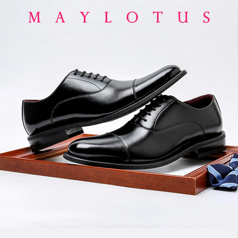 Haute qualité hauteur augmenter Oxford chaussures habillées hommes véritable cuir de vache costume chaussures ascenseur richelieu mariage formel ascenseur chaussures