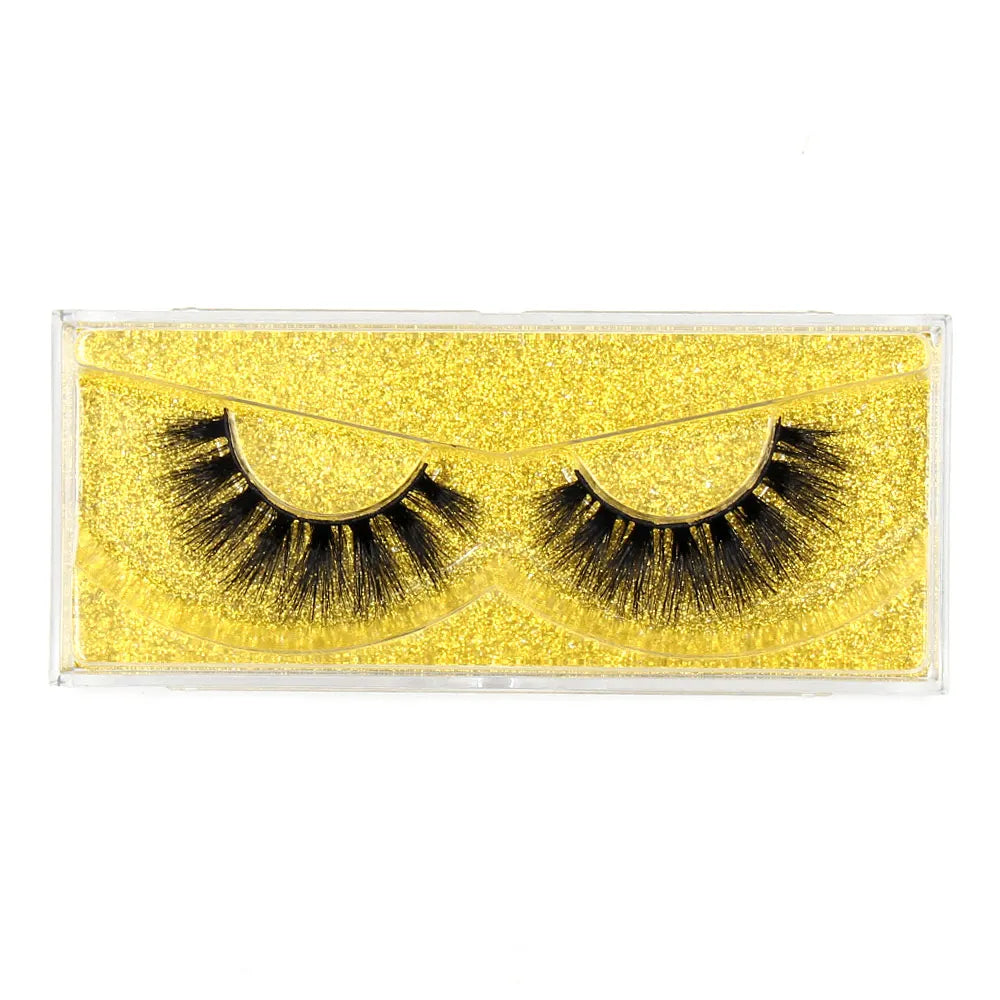 FOXESJI cils 3D vison cils populaire naturel long moelleux dramatique Extension de cils maquillage cils complet faux cils