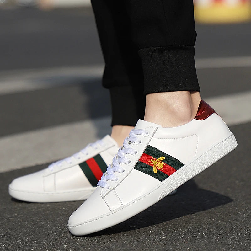 Baskets décontractées grande taille 43 44 pour femmes et hommes, chaussures de planche de luxe de styliste, chaussures de sport à plateforme accrue en croûte de cuir, à la mode