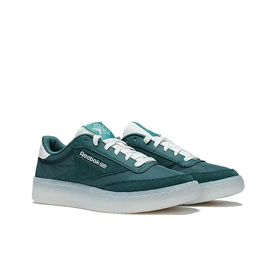 Reebok CLUB C 85 W+ Chaussures de skateboard basses résistantes à l'abrasion unisexe vert