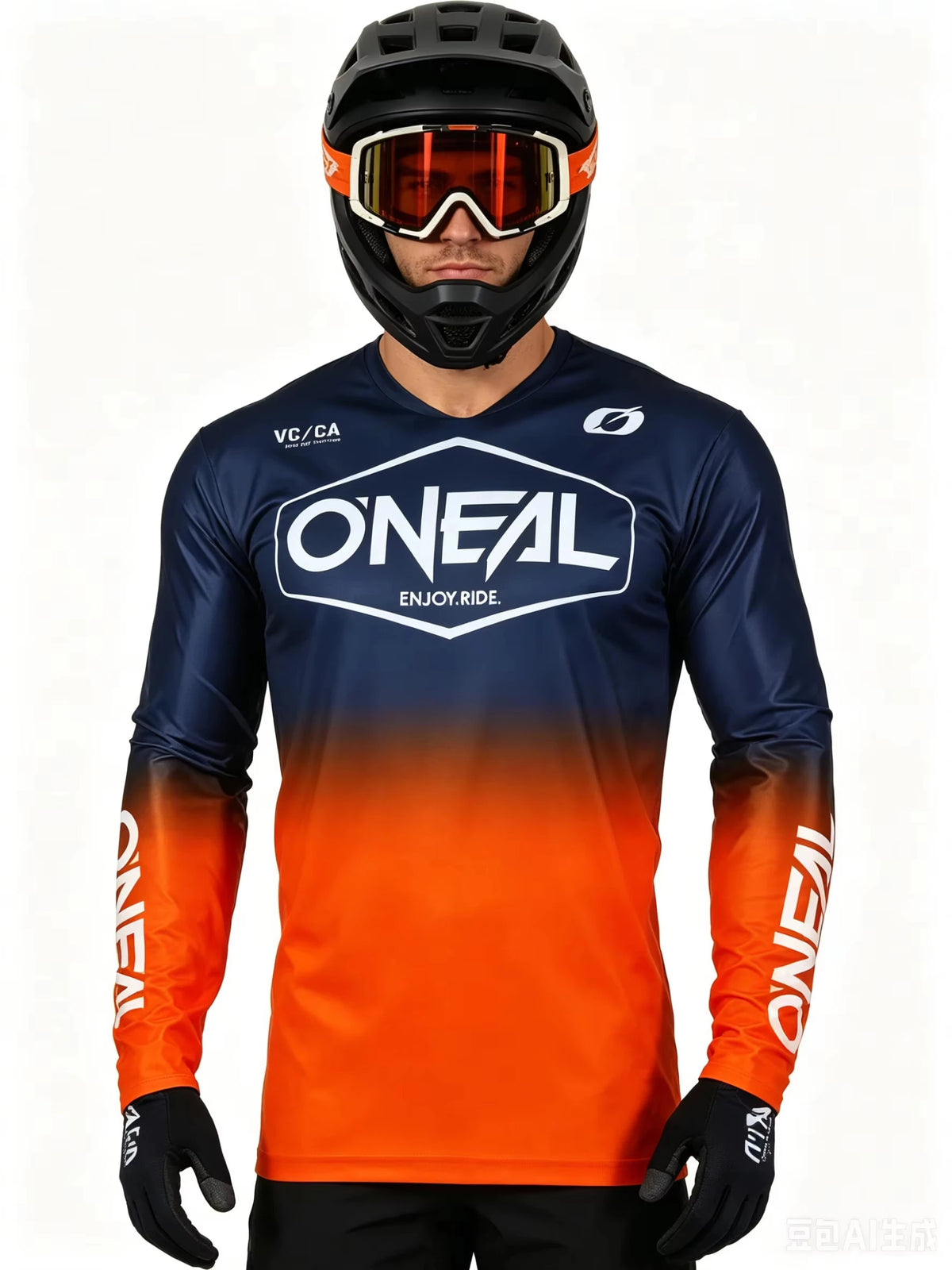 Combinaison de course en descente pour hommes, haut de cyclisme VTT, maillot de motocross, vêtements de sport respirants à séchage rapide pour tout-terrain