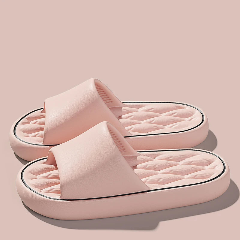 Pantoufles d'été de grande taille pour hommes, sandales légères pour la maison et la salle de bain, antidérapantes, semelle souple en EVA, chaussures de plage pour couple
