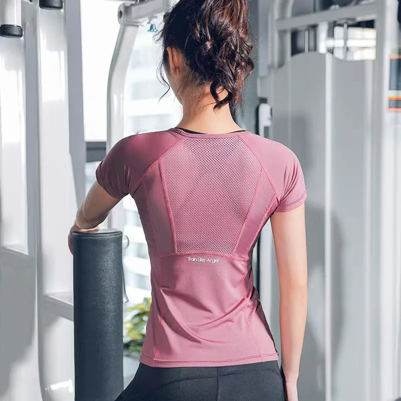 Vêtements de Sport pour femmes pour Fitness course Jogging sans couture à manches longues gymnase femme chemise de Sport haut de Yoga femme hauts d'entraînement T-shirt