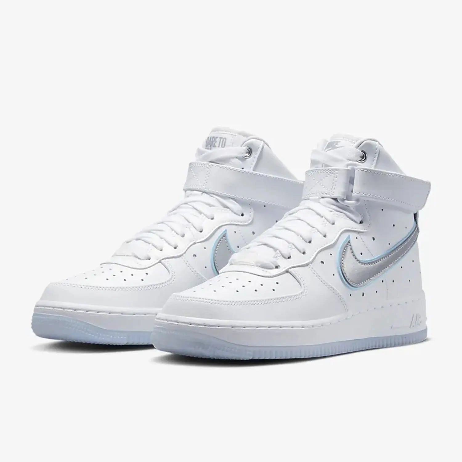 Nike Authentic Air Force 1 Baskets de sport décontractées à tige haute pour femme FB1865-101