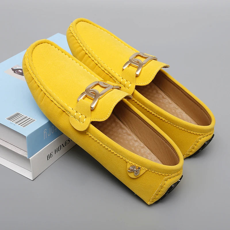 Chaussures bonnet faites à la main pour hommes, semelle souple, à enfiler, décontractées, paresseuses, respirantes, Trbottomie, les plus faciles pour assortis, grande taille, nouvelle collection 2025