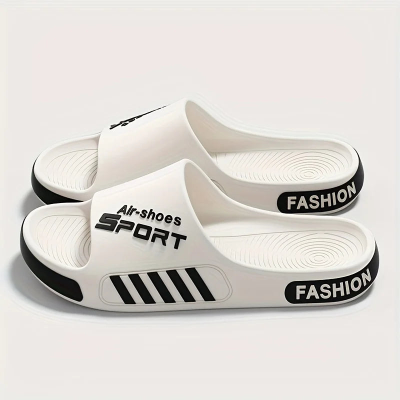 Pantoufles d'extérieur de Style Sport pour hommes, antidérapantes, légères, pour la maison et la plage, chaussures confortables pour usage extérieur