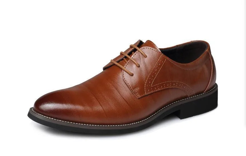 Bleu hommes Oxfords chaussures britanniques en cuir chaussures à la main confortable robe formelle chaussures plates pour homme à lacets Bullock chaussures d'affaires pour hommes