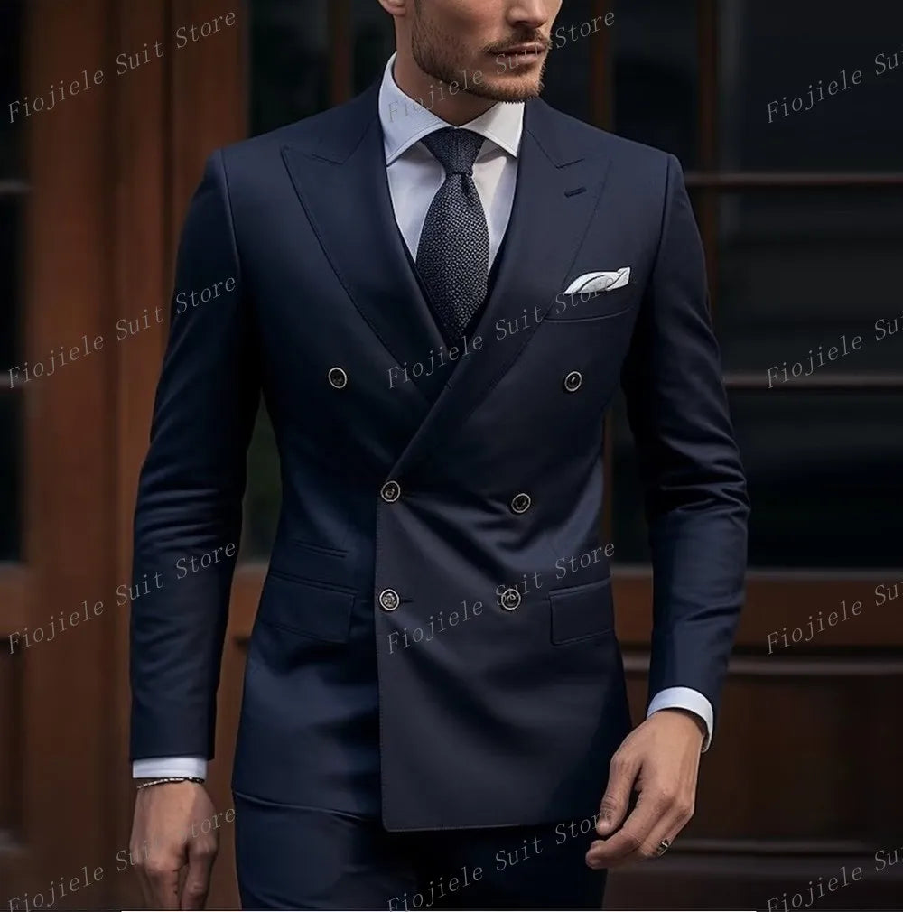 Vert armée hommes affaires Occasion formelle Tuxedos marié Groomsman fête de mariage bal mâle costume 2 pièces ensemble Blazer pantalon