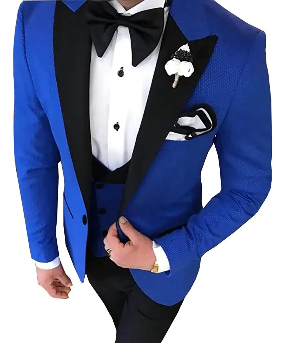 2024 hommes 3 pièces costumes pour hommes sur mesure marié garçons d'honneur Tuxedos mariage hommes costume Terno Masculino (veste + pantalon + gilet)