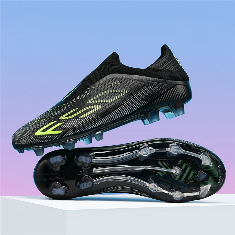 Nouvelles chaussures de football pour hommes, antidérapantes, pour futsal en salle, crampons pour terrain gazonné, baskets de haute qualité, modèle haut de gamme, très vendues, pour l'extérieur