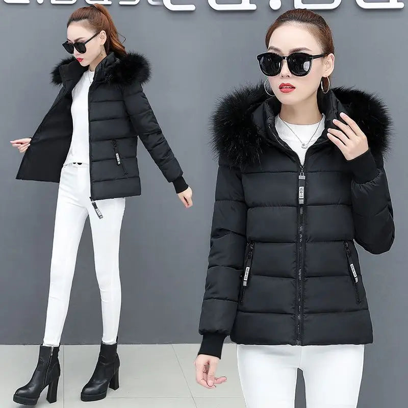 Veste d'automne pour femme 2026, nouveau manteau tendance, veste d'hiver brillante imperméable à capuche pour femme, parka en duvet grande taille, tenue de neige