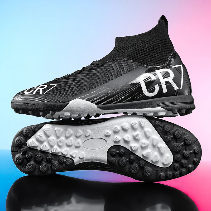 Nouvelles chaussures de football pour hommes, vente chaude, chaussures de futsal professionnelles de haute qualité, chaussures de football à crampons pour femmes, unisexe, ultra-légères, baskets TF/FG