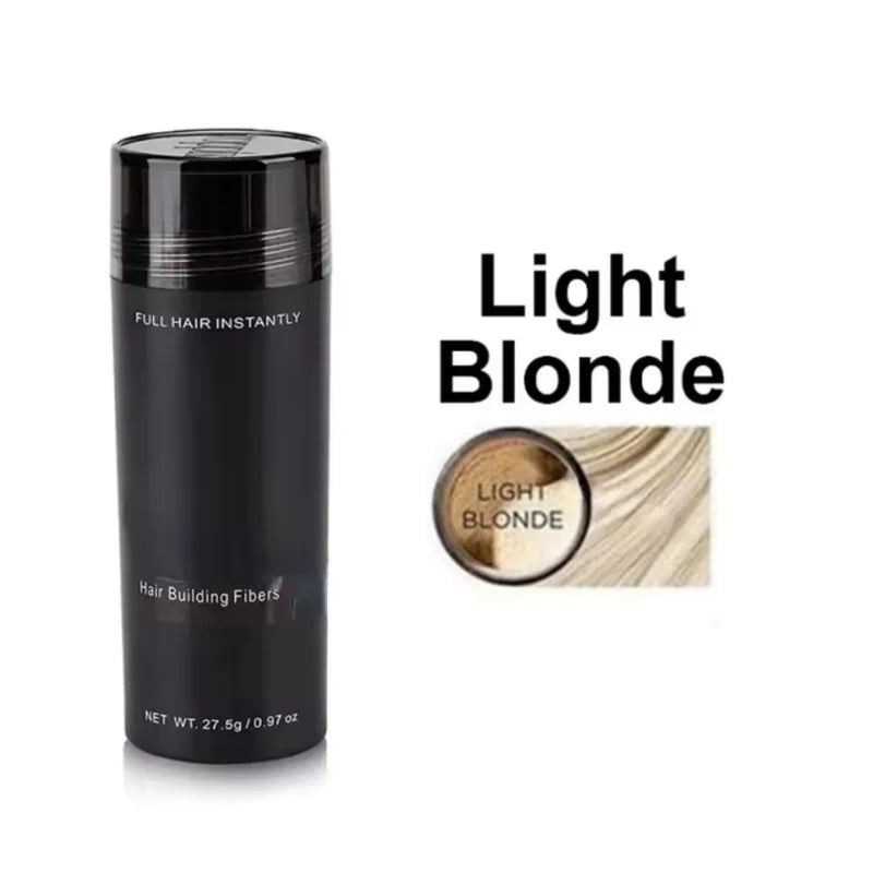 Fibres capillaires à la kératine 27,5g – Spray épaississant pour cheveux – Produits anti-chute pour femme et homme – Poudres de repousse instantanée