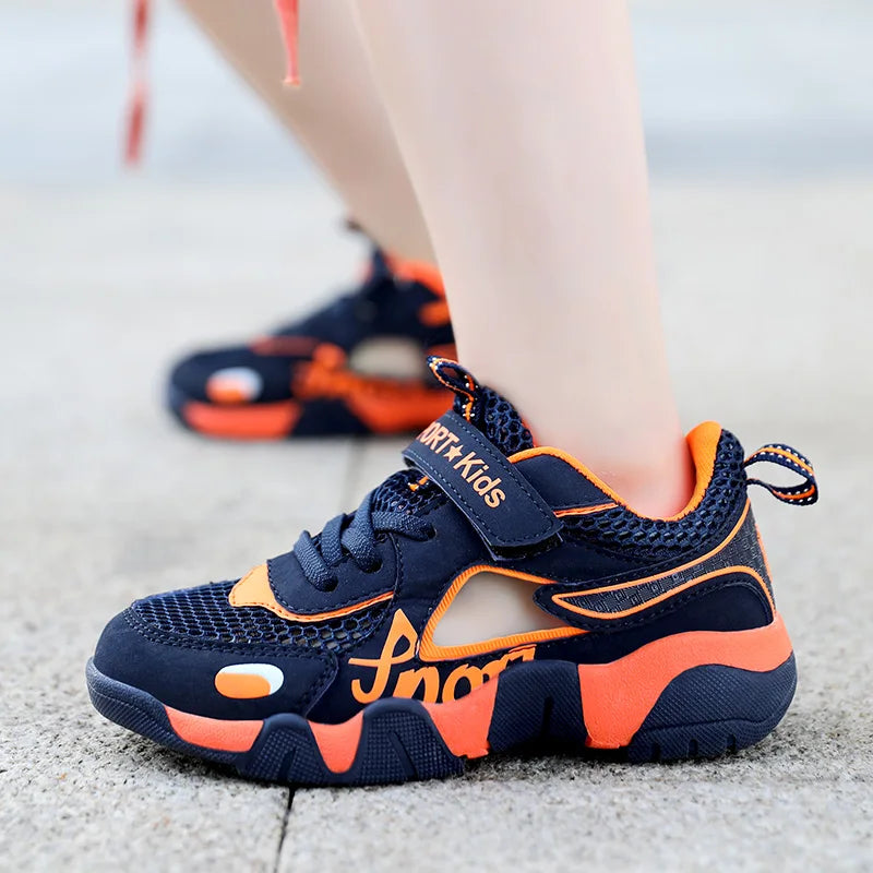 Chaussures d'été pour enfants, sandales respirantes pour garçons, chaussures souples pour enfants, protection des orteils en plein air, sandales de plage, chaussures d'eau