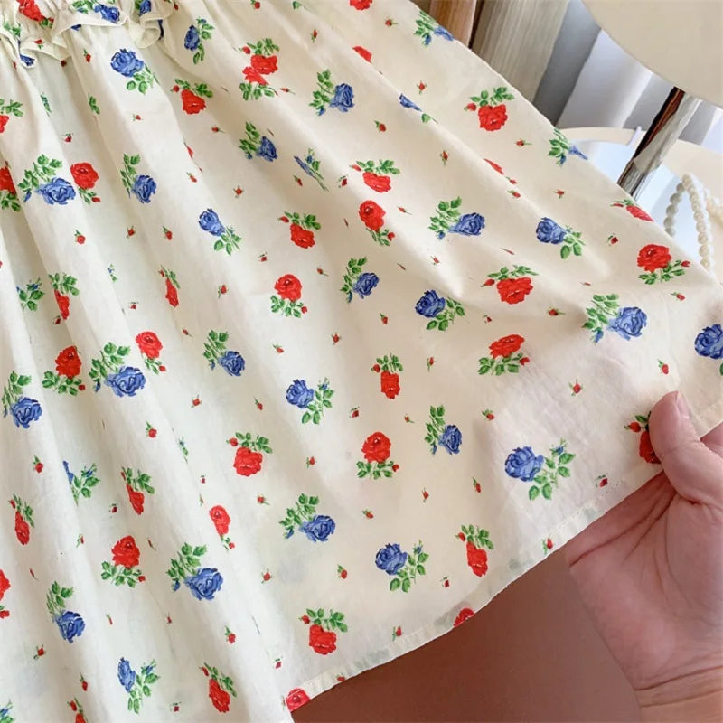 Robes pour filles, nouveaux styles d'été, vêtements pour enfants, vêtements d'été, robes d'été à la mode pour filles, jupes fleuries