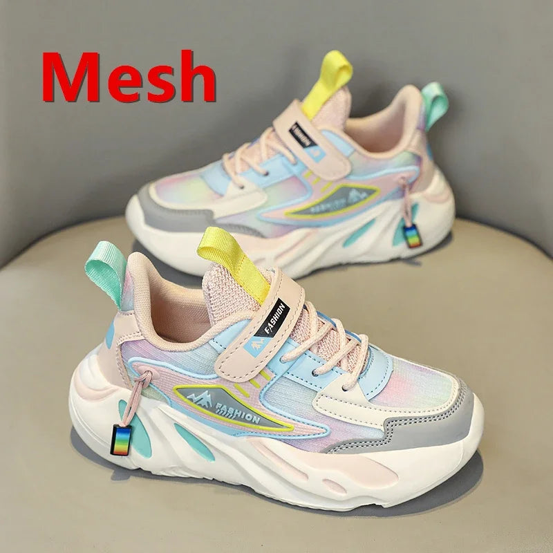 Chaussures décontractées en fourrure chaude pour filles, baskets épaisses de princesse, mignonnes pour enfants, été, hiver, 3, 5, 6, 7, 8