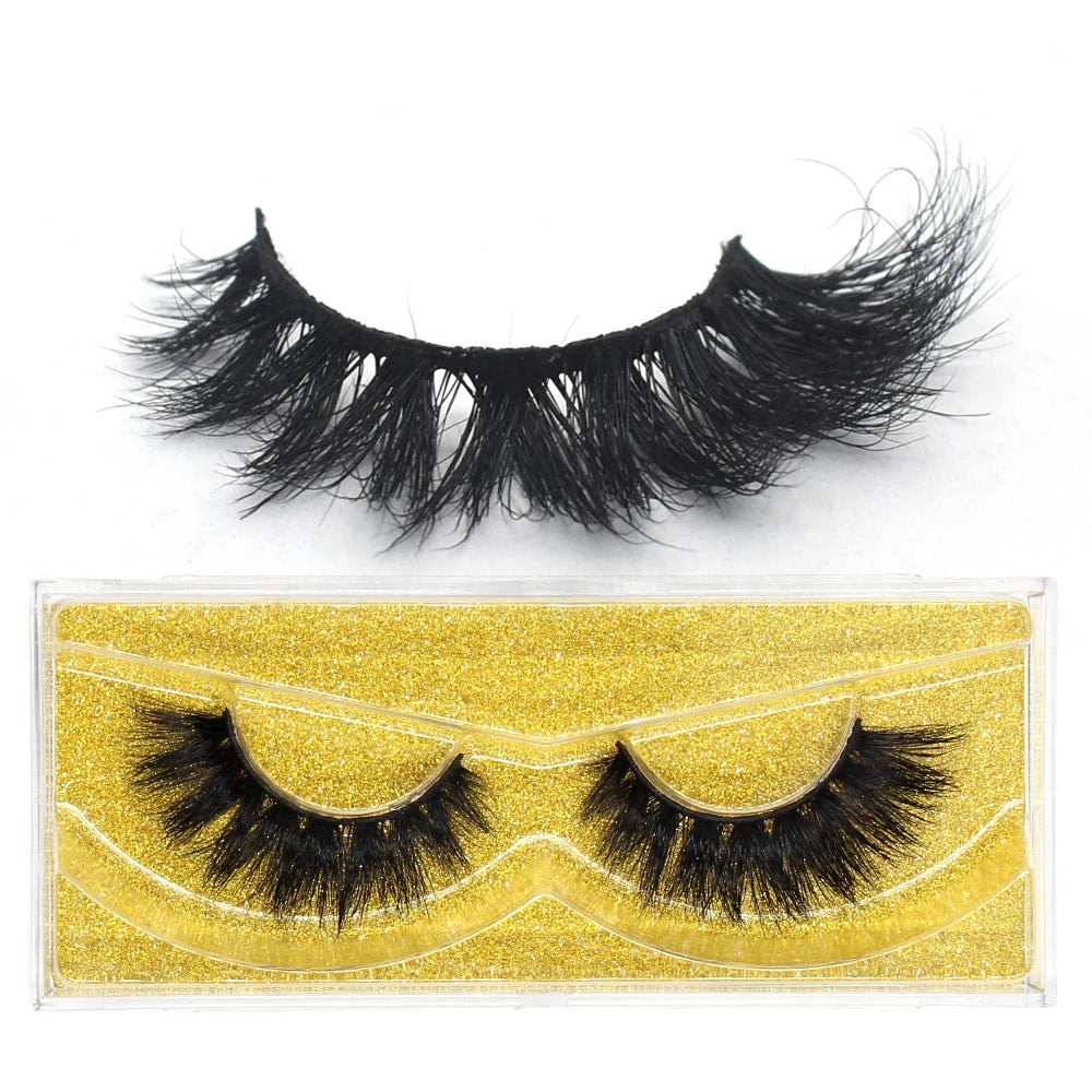 FOXESJI cils 3D vison cils populaire naturel long moelleux dramatique Extension de cils maquillage cils complet faux cils