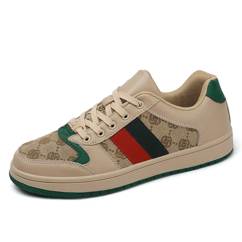 Chaussures de printemps pour hommes, chaussures décontractées en toile, tendance imprimées, chaussures de Skateboard plates et Cool, baskets à lacets, grande taille