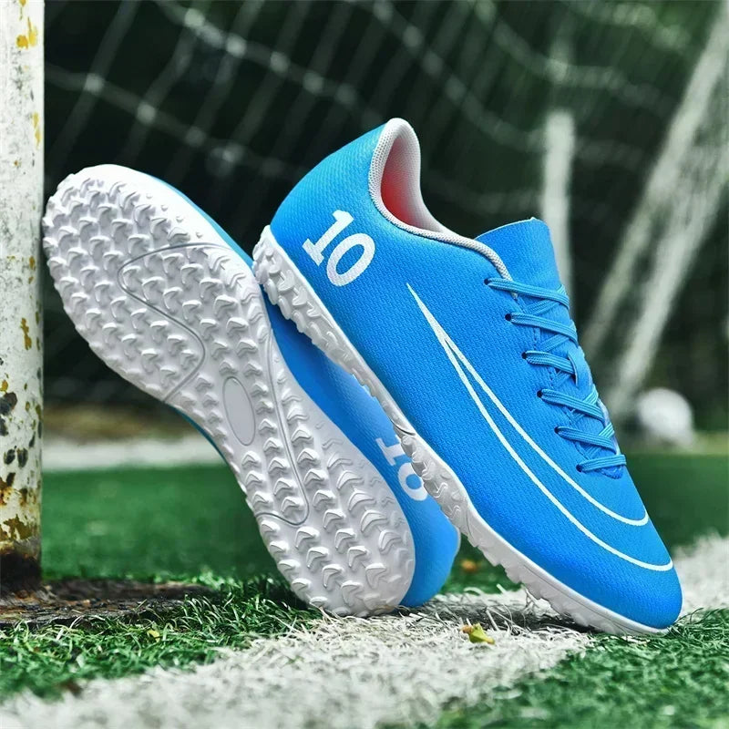 Nouvelles chaussures de football pour hommes, chaussures de football professionnelles, chaussures d'entraînement en plein air pour adultes et enfants, chaussures de sport ultralégères TF/FG, chaussures de futsal de haute q