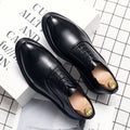 Classique Oxfords chaussures hommes rétro décontracté affaires chaussures en cuir Social pour hommes bureau mariage chaussures en cuir hommes chaussures habillées
